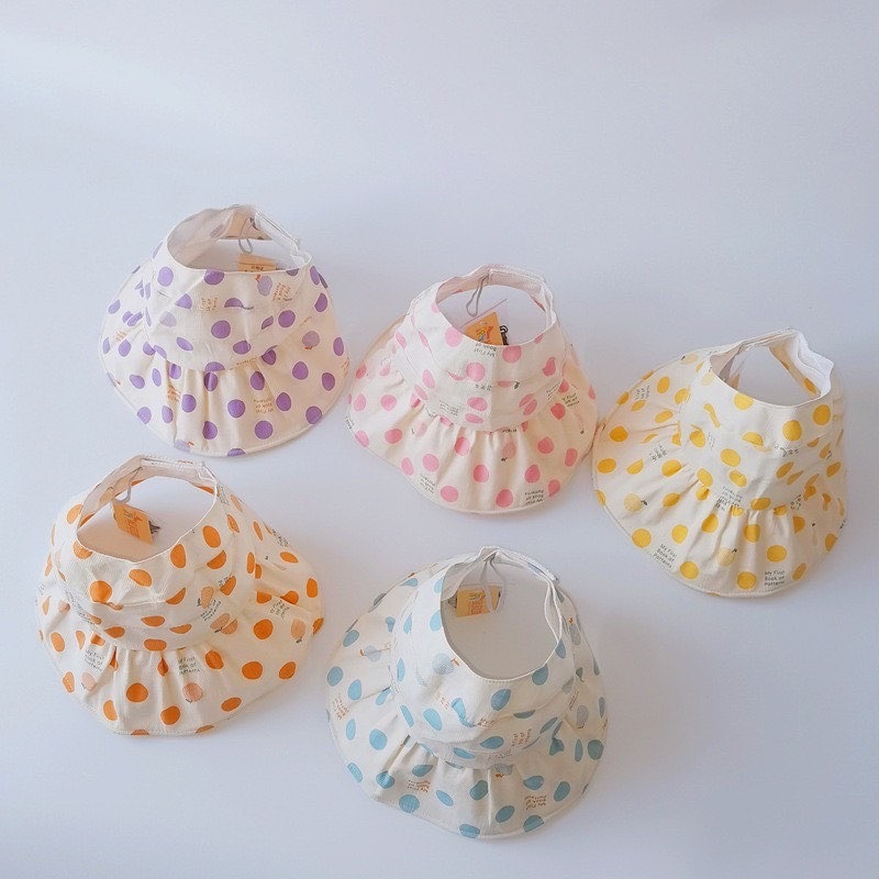 大帽簷防曬點點帽