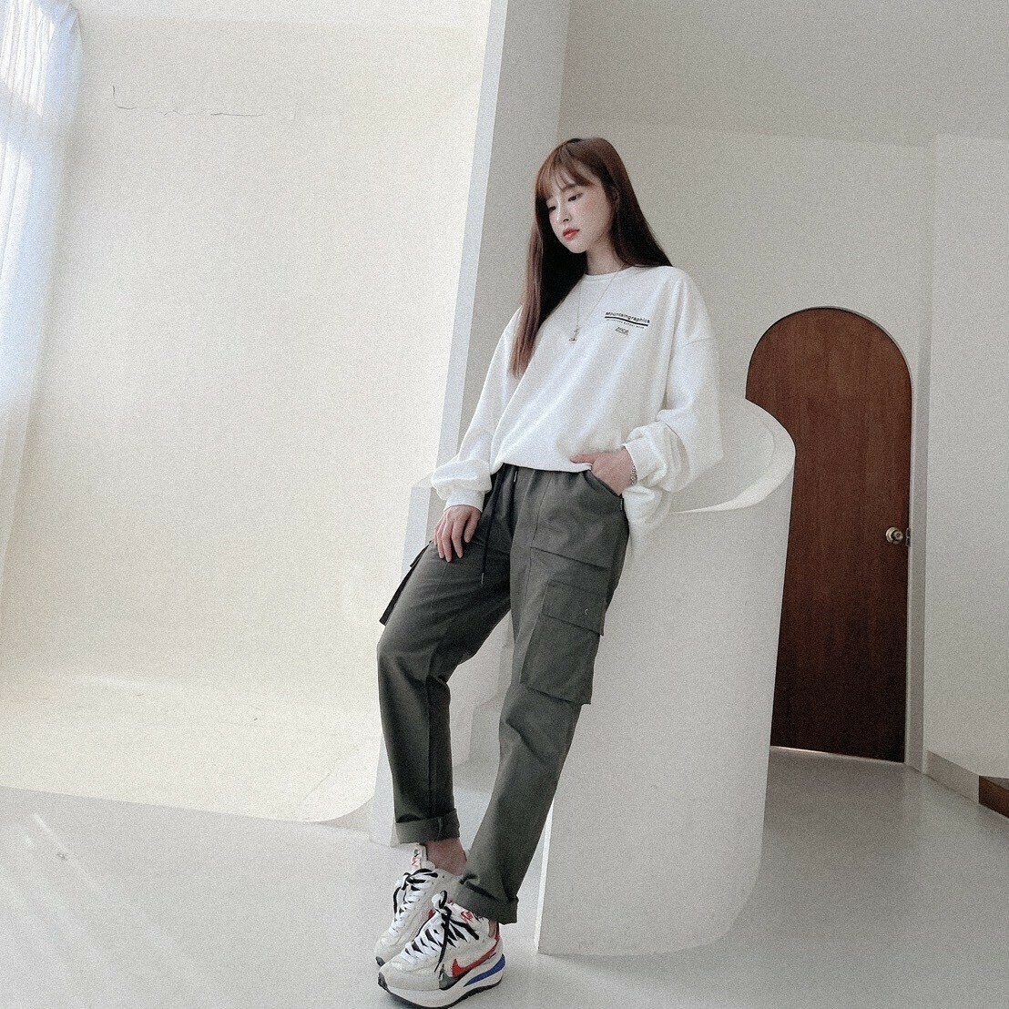 自訂款 多口袋 高磅斜紋工作褲 長褲 5色 1534