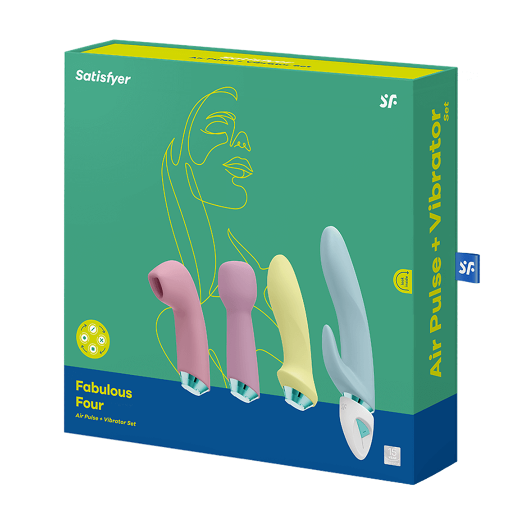 Satisfyer Faboulous Four 超級神話吸吮按摩4件套組