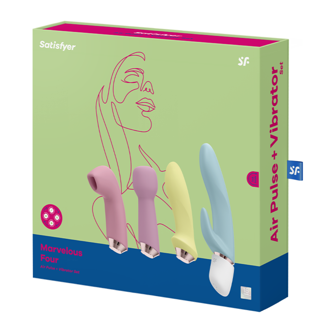 Satisfyer Marvelous Four 超級驚奇吸吮按摩4件套組