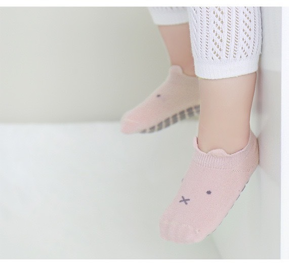 動物臉立體耳朵止滑襪