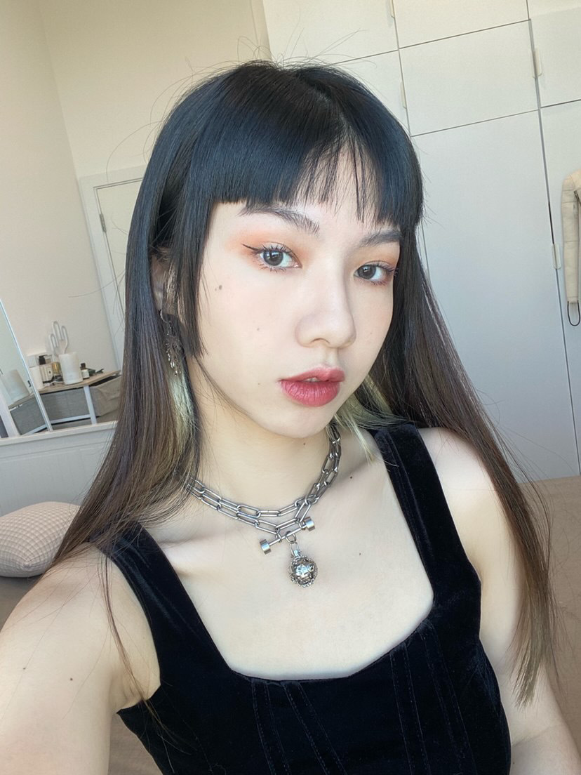 鏤空球組合項鍊