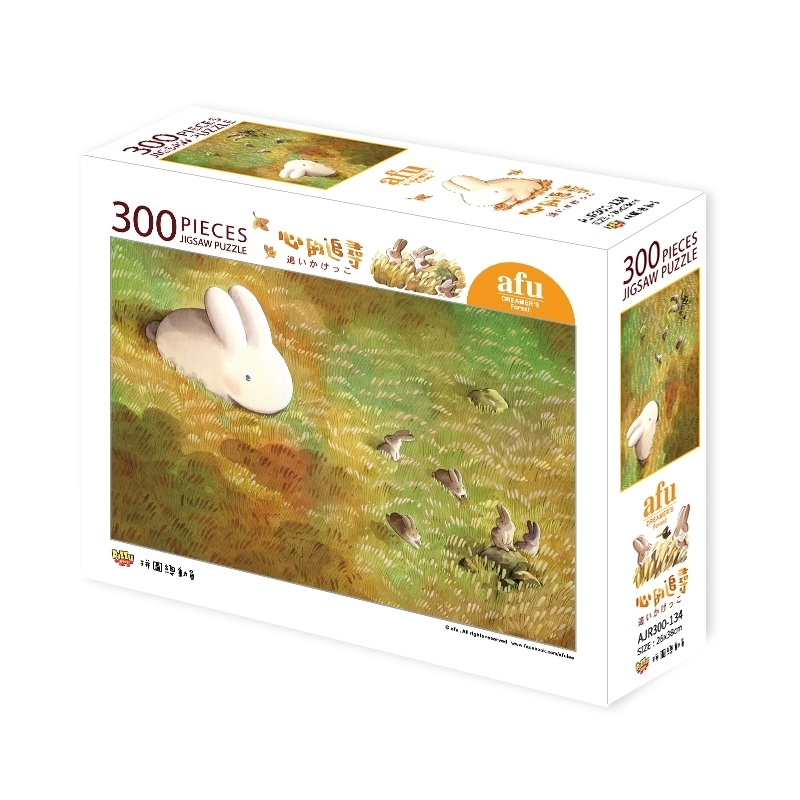 【PUZZLE STORY】afu 大白兔 心的追尋  300片拼圖