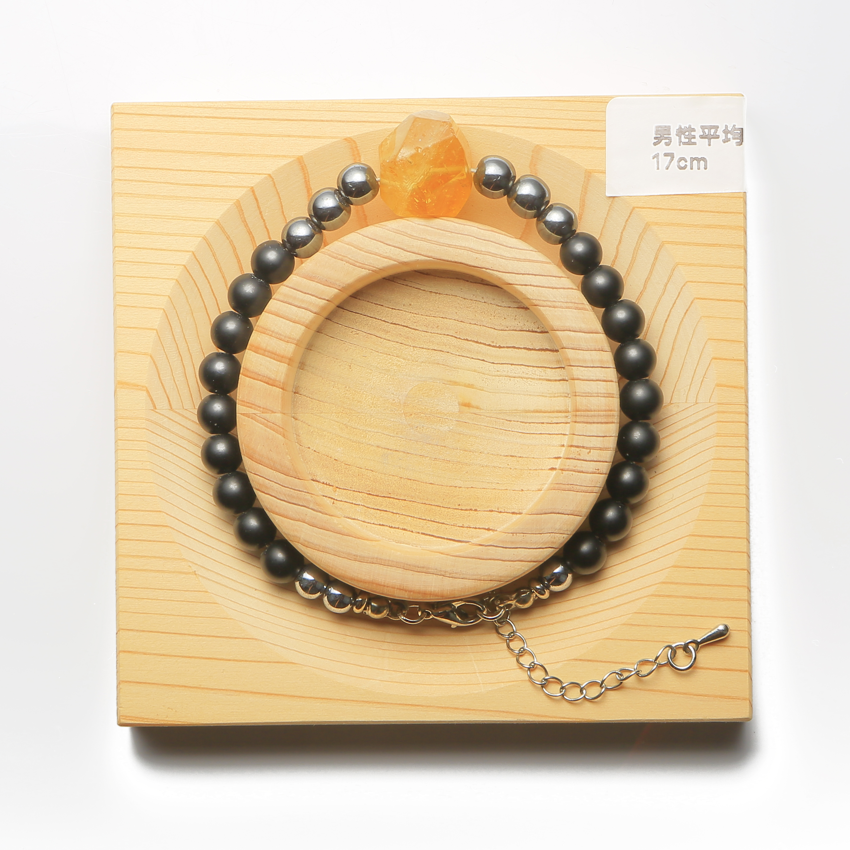 012621七輪調和手串/黃晶/赤鐵礦/天然晶石/能量石/原生態/療癒