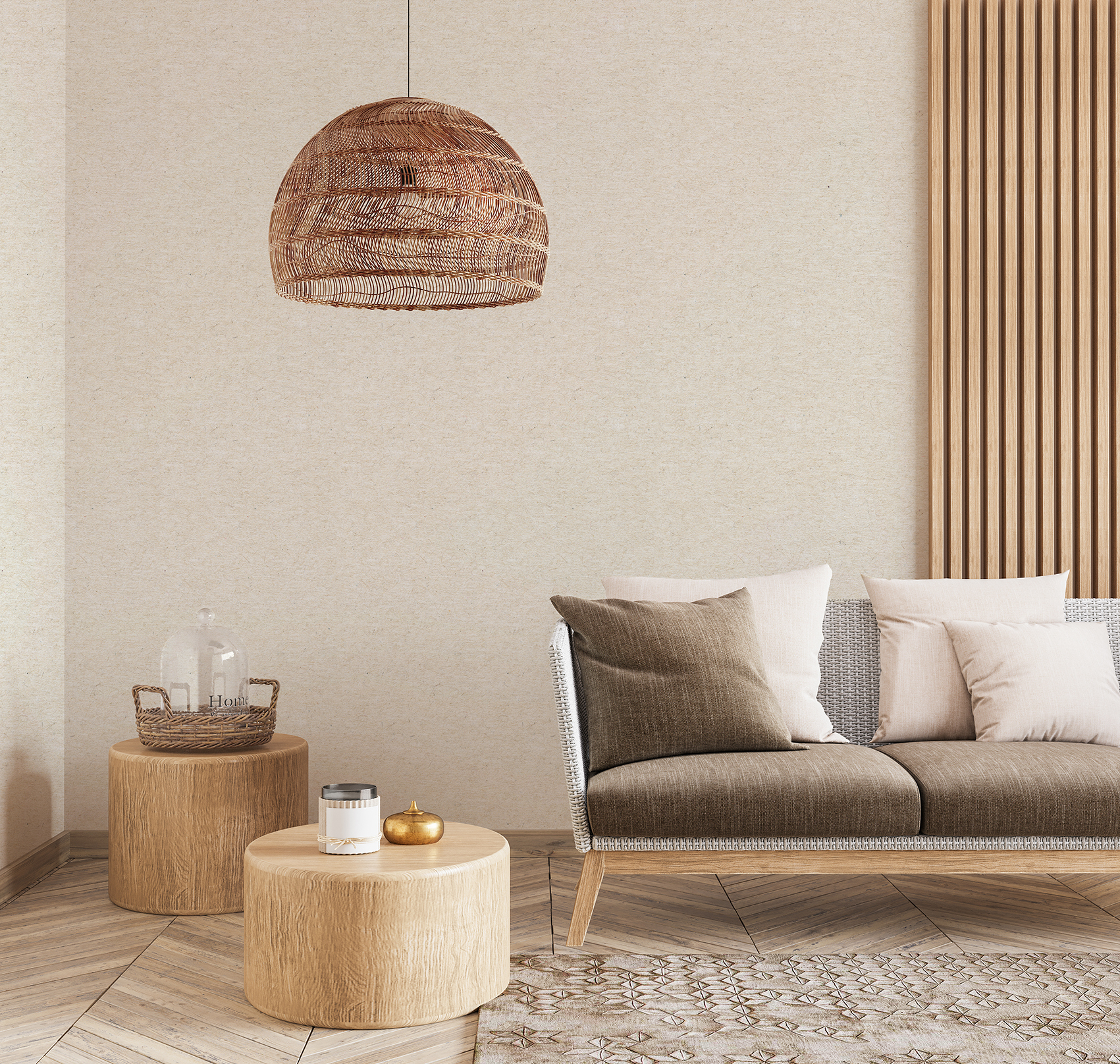 美牆壁布//梔子白紋(約1.5坪/捲)