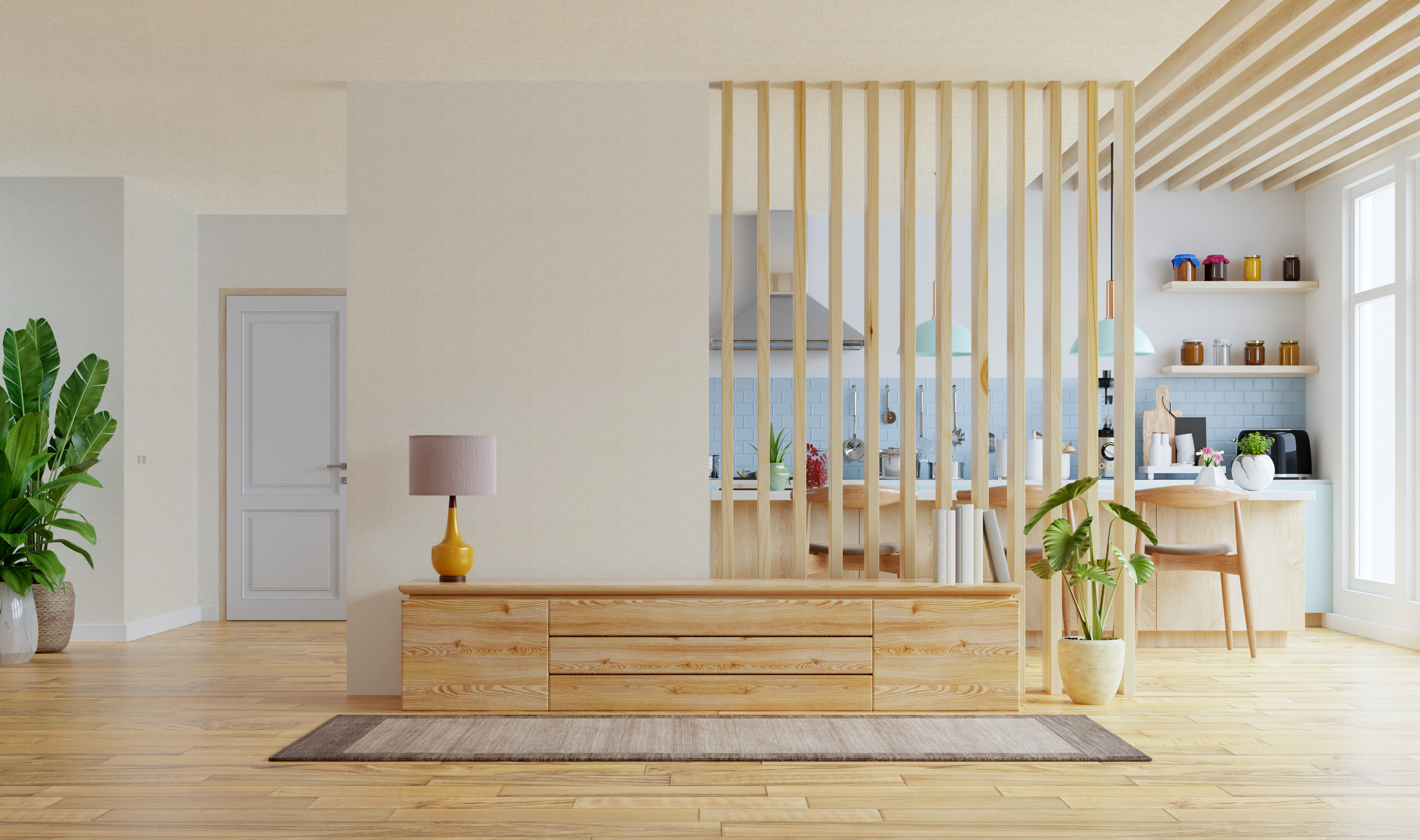 美牆壁布//梔子白紋(約1.5坪/捲)