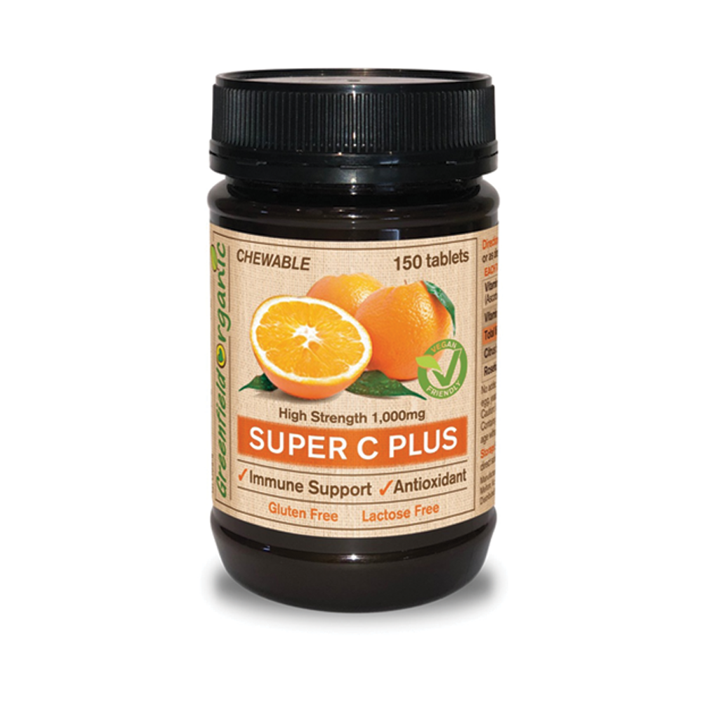 【正價買三送一】Greenfield Organic 維他命C橘子玫瑰果咀嚼片 (220 g) (B092)