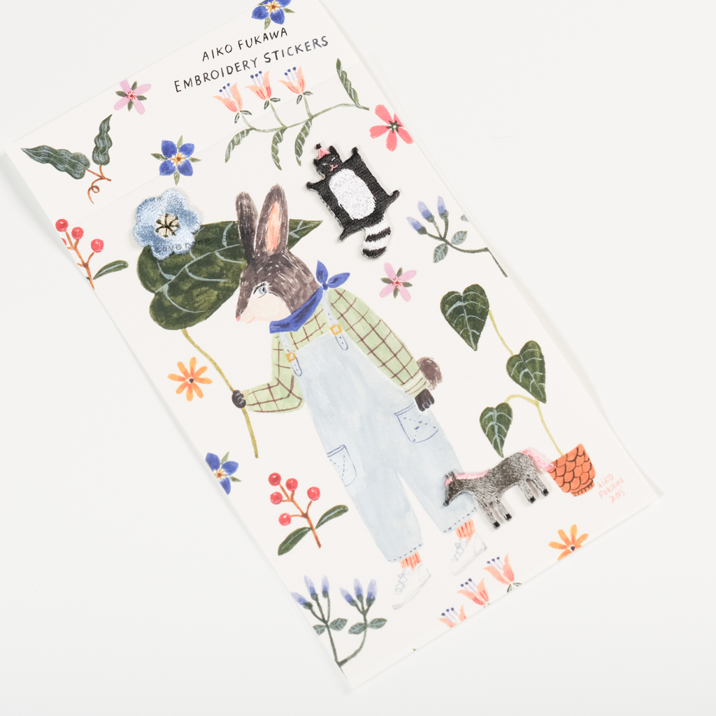 3枚刺繡燙貼組/表現社/JAPAN