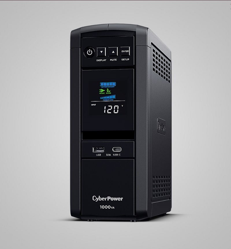 CyberPower碩天 CP1000PFCLCDA 1000VA UPS正弦波在線互動式不斷電系統 過載保護 颱風停電 防雷擊
