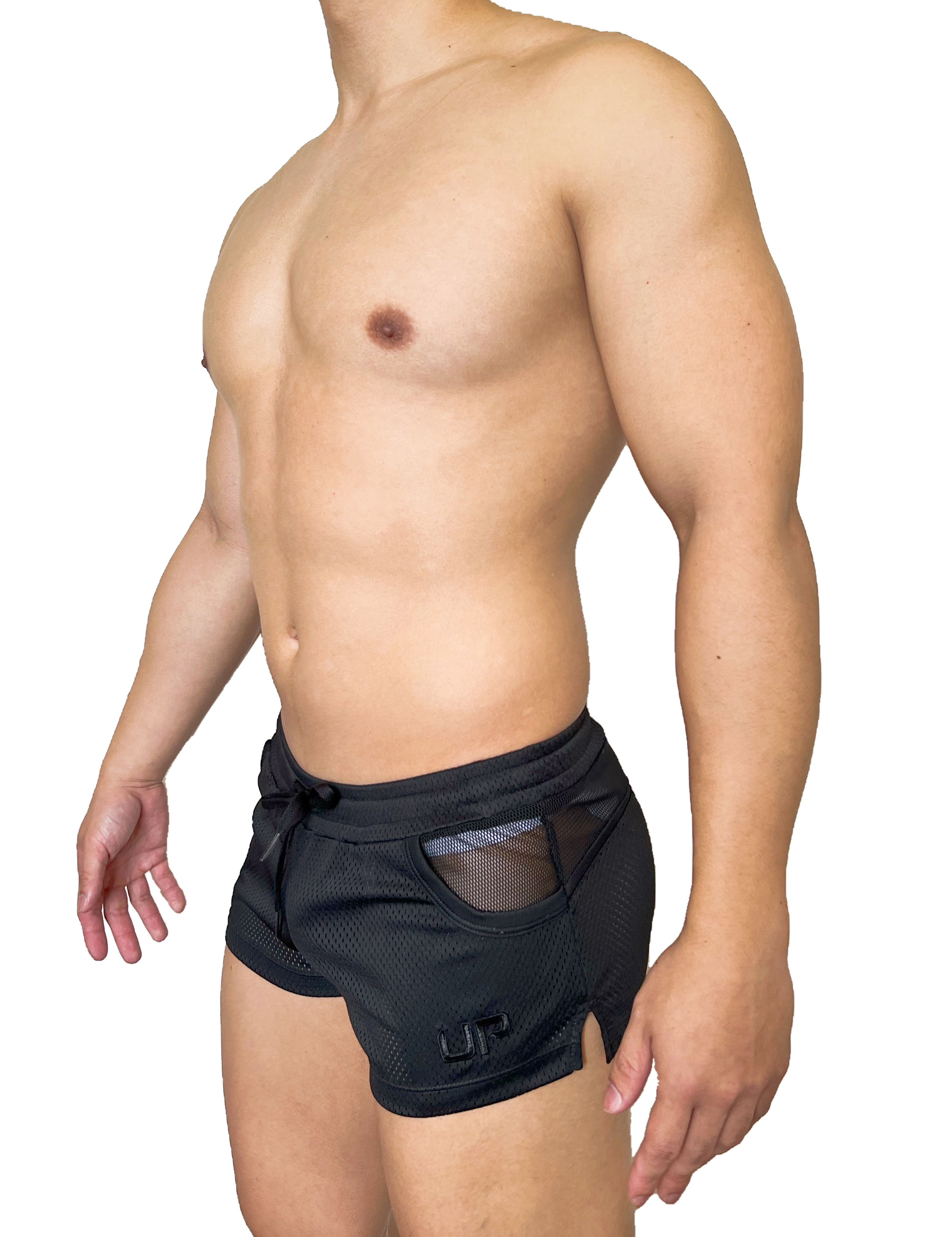 UP For Fun Mini 超短運動褲 極緻黑