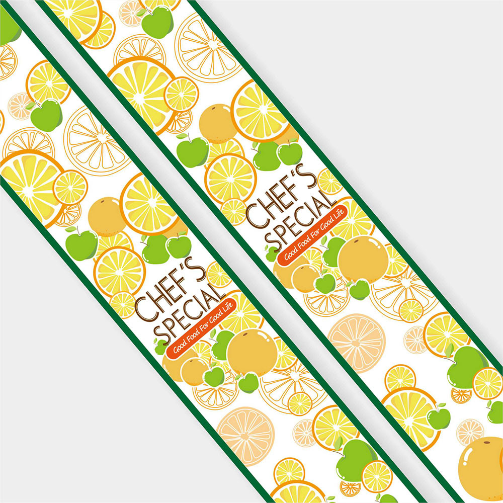 公版全彩餐盒腰封 H04-綠