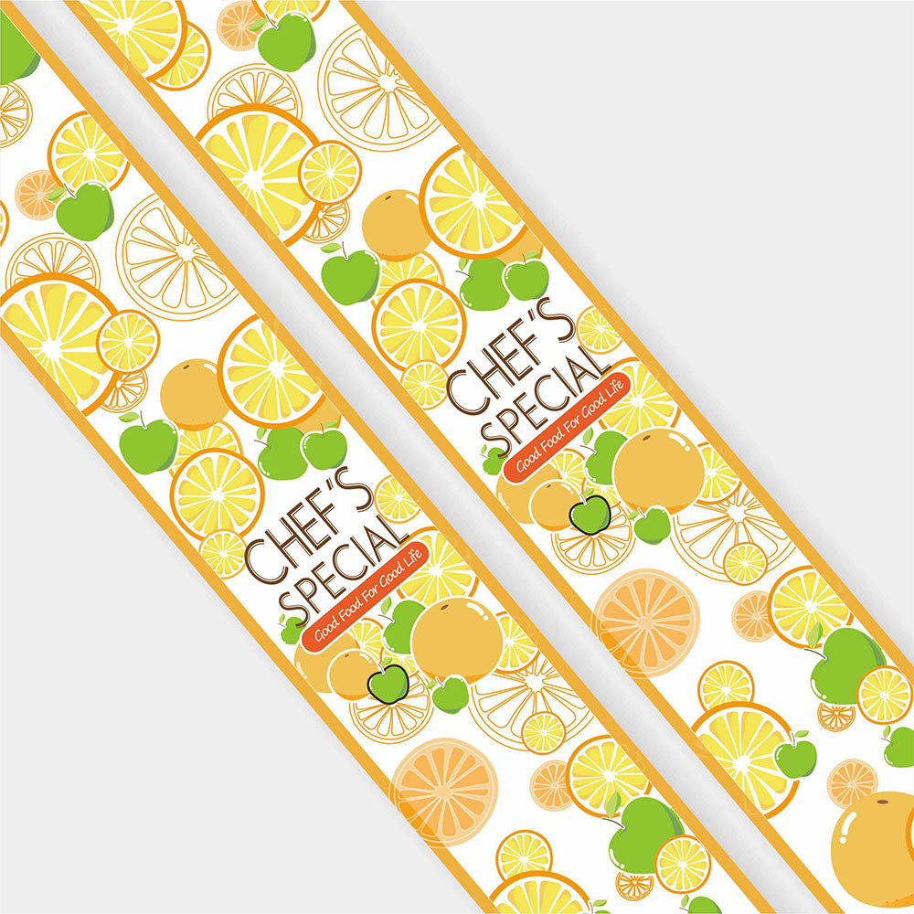 公版全彩餐盒腰封 H03-黃