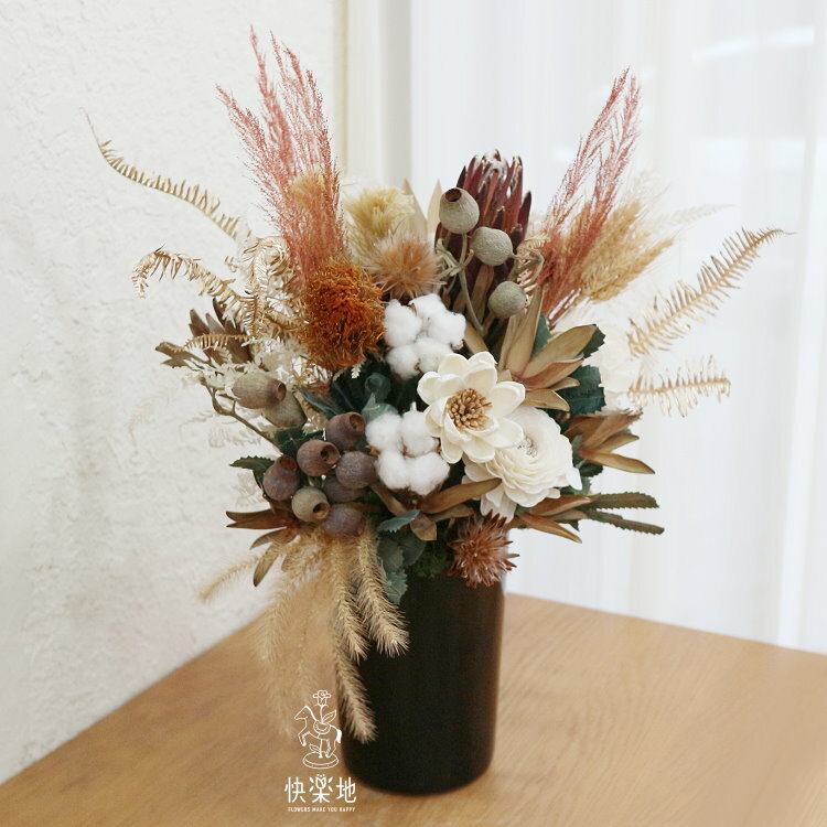 希望與榮光 I 盆花 I 永生花 I 乾燥花 PF220280