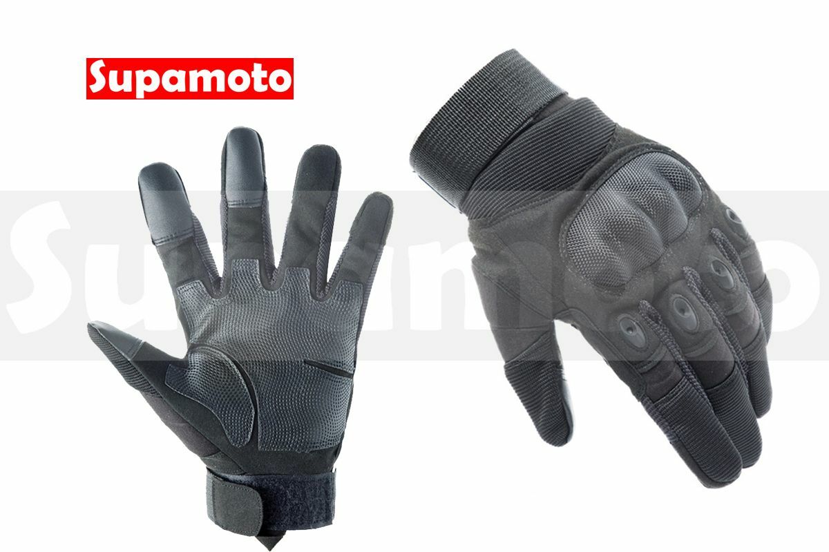 -Supamoto- 防摔 手套 全指 騎行 硬殼 碳纖維 戰術 健身 生存 防撞 重機 防水 透氣