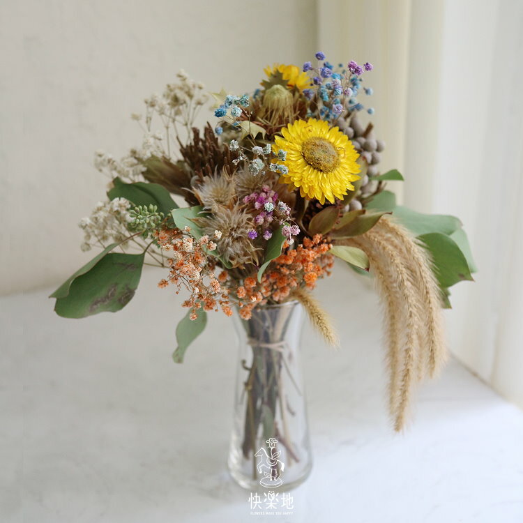 自然風情 I 瓶花 I 永生花 I 乾燥花 PF220210
