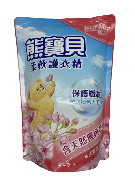 【熊寶貝】柔軟護衣精補充包1.84L(6種香味)