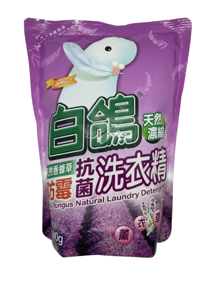 【白鴿】抗菌洗衣精補充包2000g(5種香味)