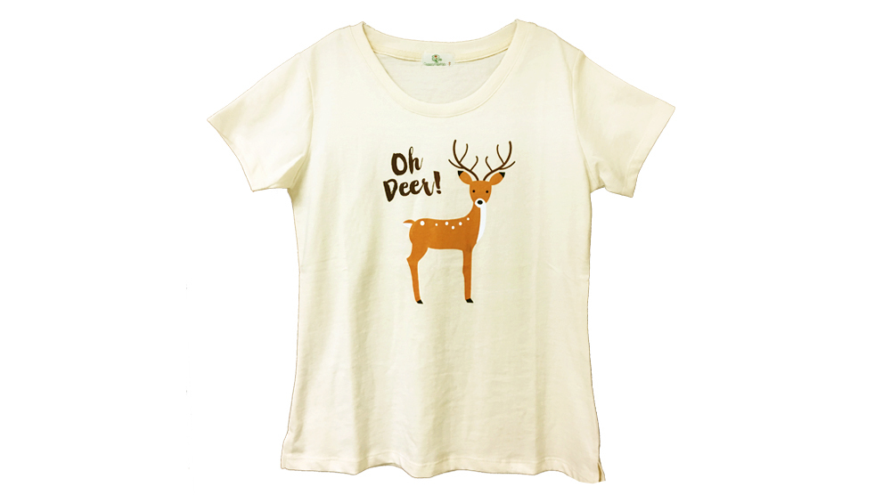 短袖圓領小鹿 Tee