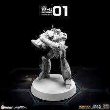 Kids Logic : 1/285 MT01 Robotech Macross Valkyrie VF1J Battloid Mode (Hikaru Ver)