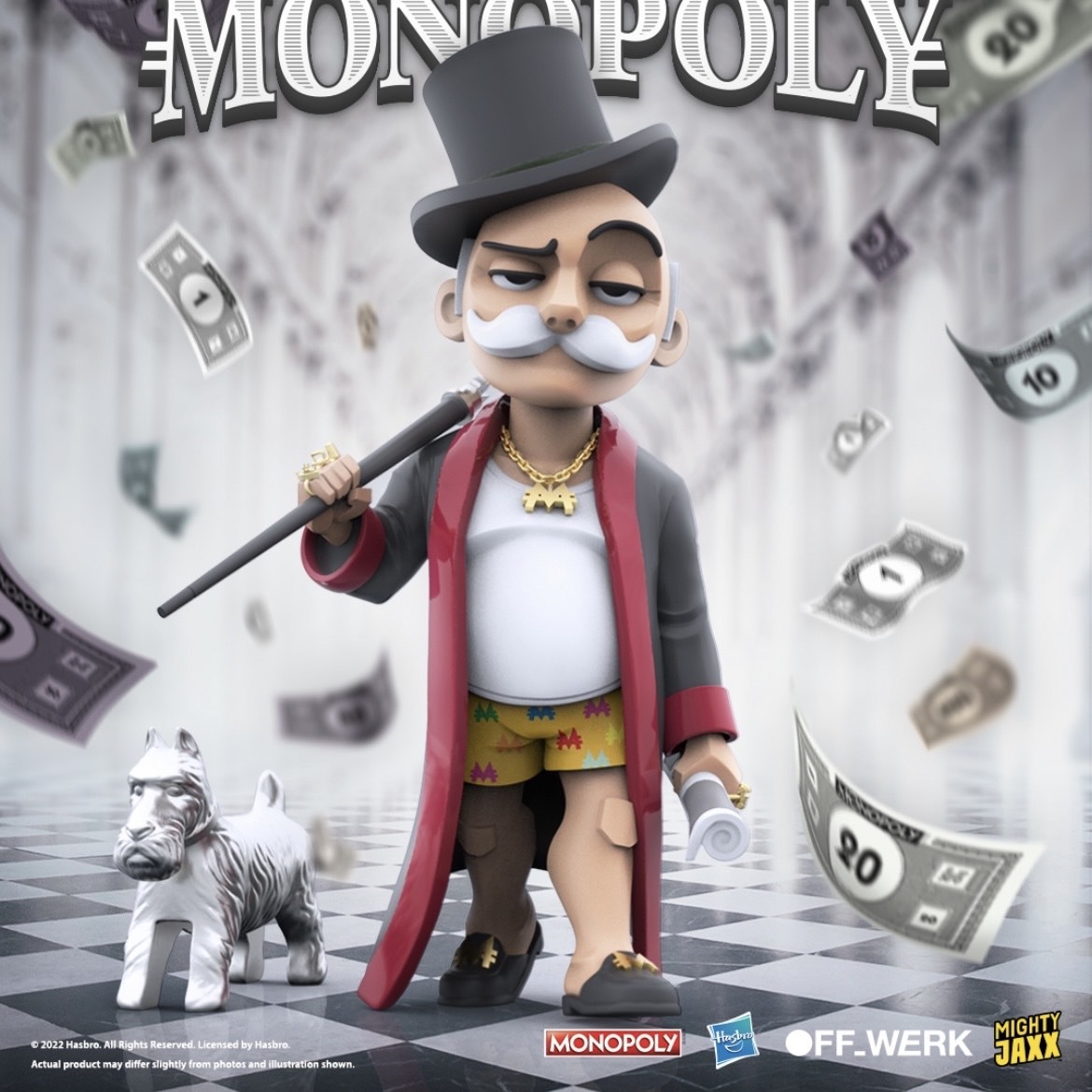 Mighty Jaxx OFF_WERK Mr.Monopoly 大富翁 模型