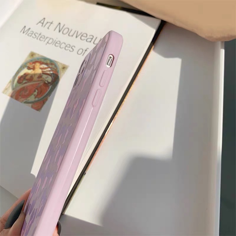 Purple Leopard iPhone Casing