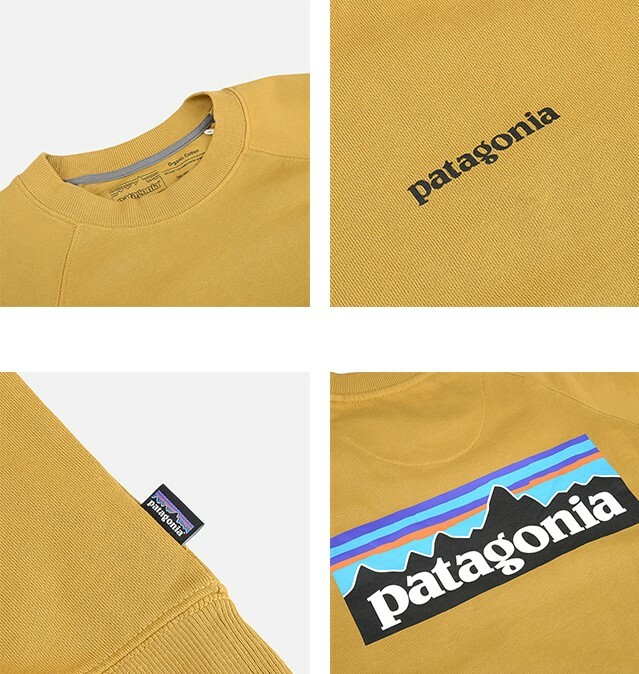 PATAGONIA P-6 Logo Organic Crew 男 長袖 39603-OKSB