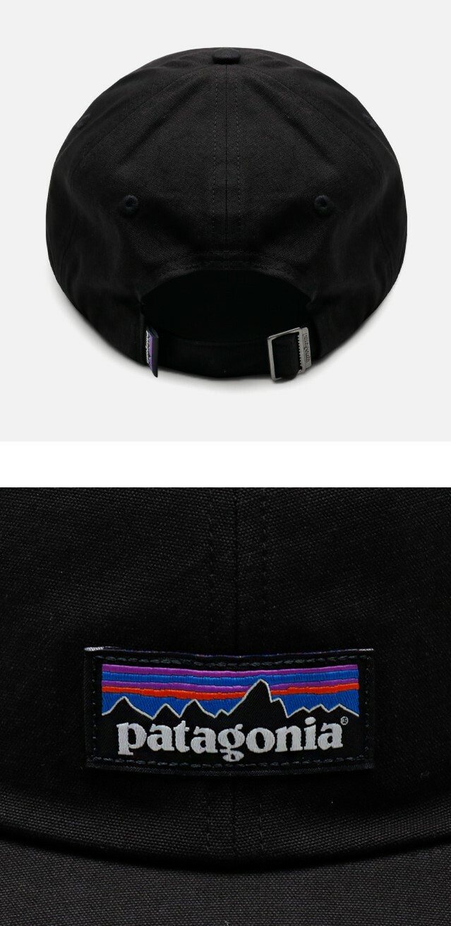 PATAGONIA P-6 LABEL TRAD CAP 帽子 鴨舌帽 38296-BLK