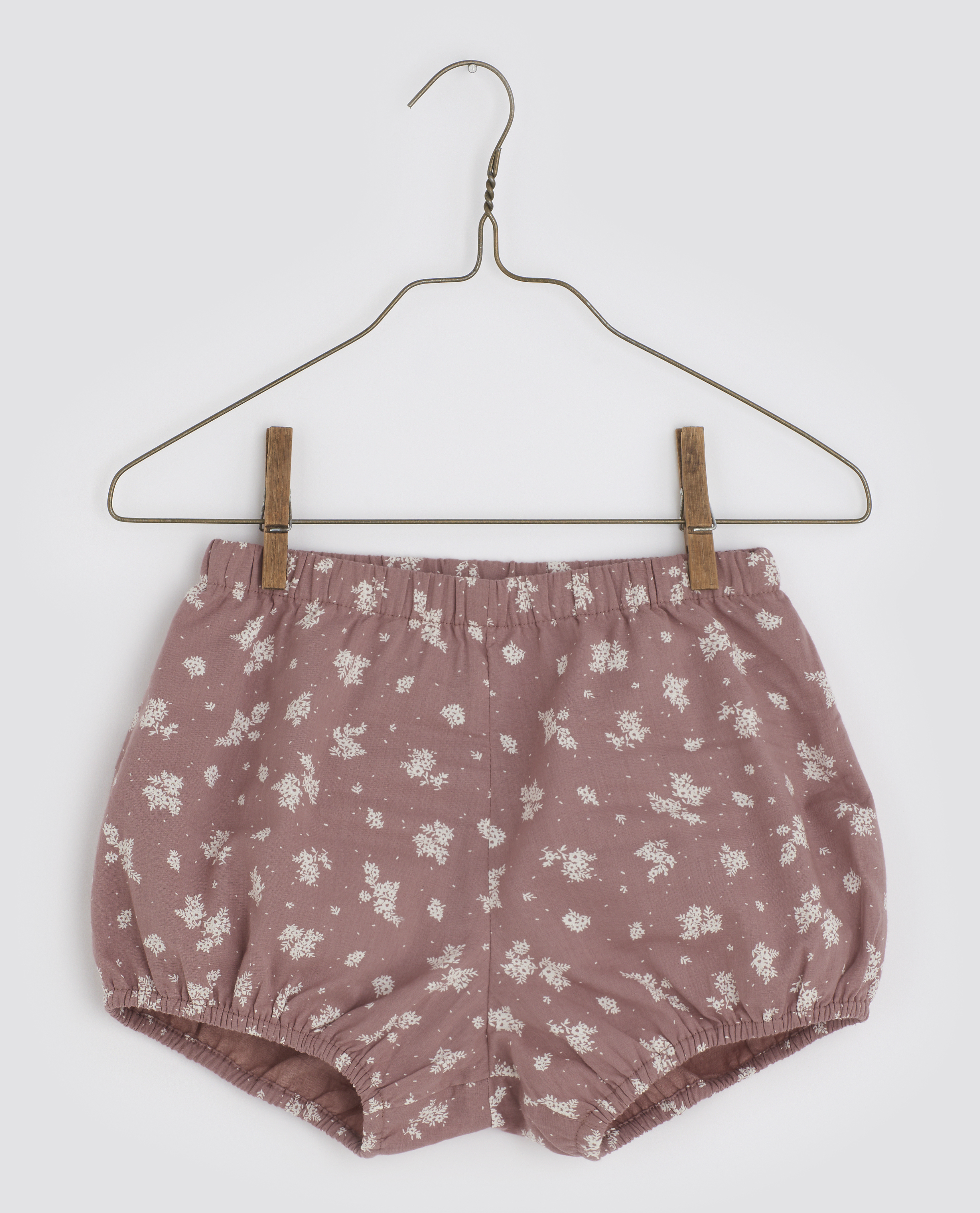 LITTLE COTTON CLOTHES - Poppy Bloomers（Speckled Floral in Rose）