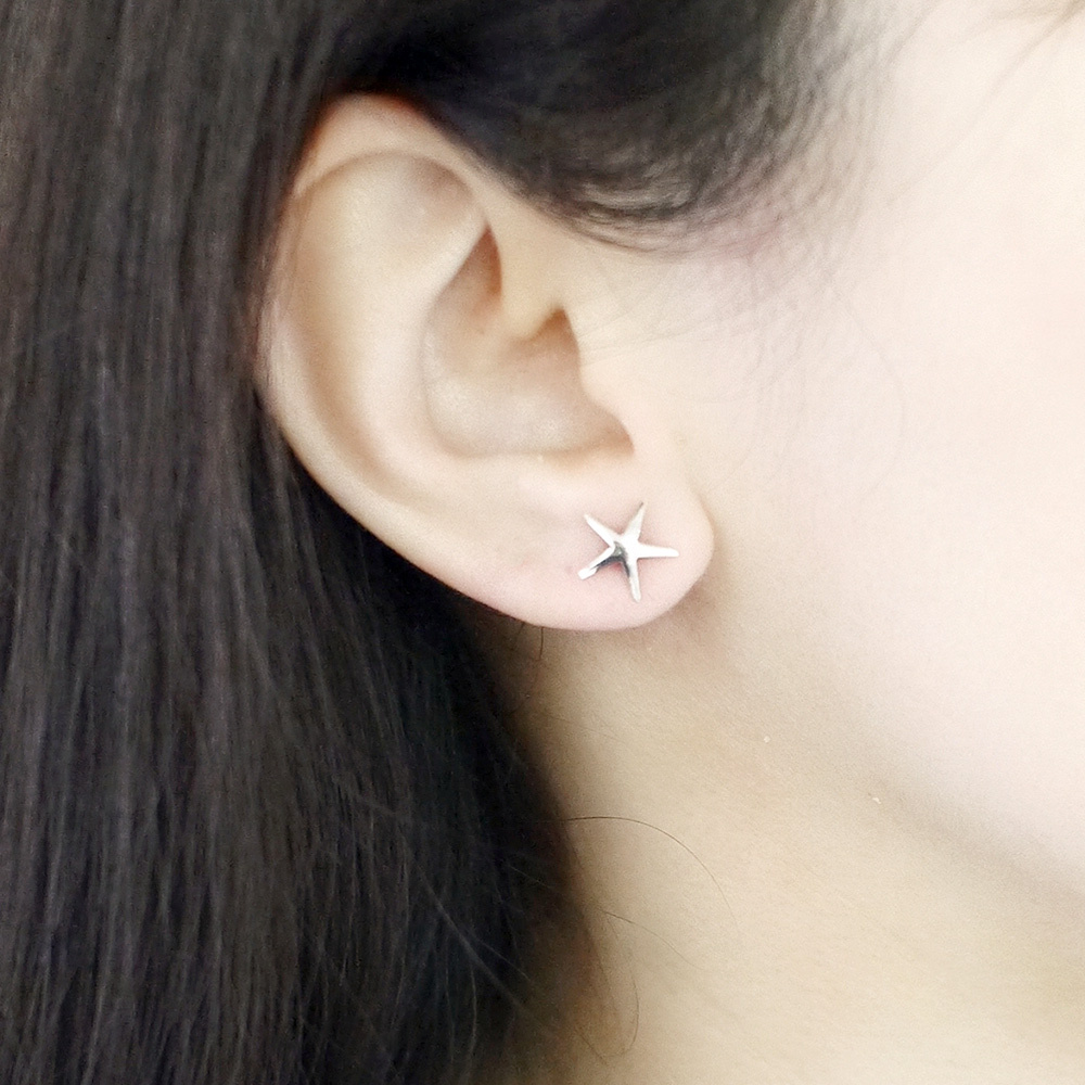 海星純銀耳環/SE574