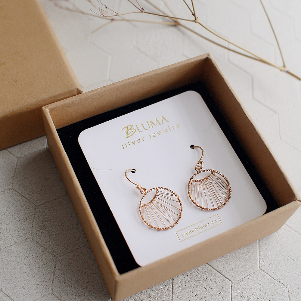 圓夢純銀耳環(玫瑰金/銀色)/SE511