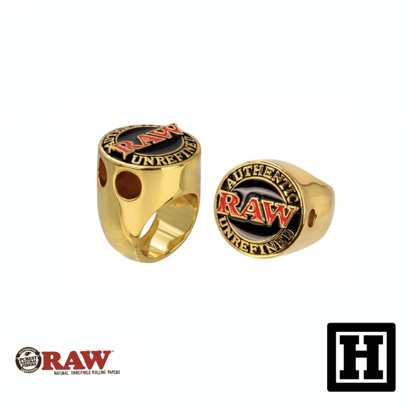 RAW Champing Ring 冠軍金菸戒