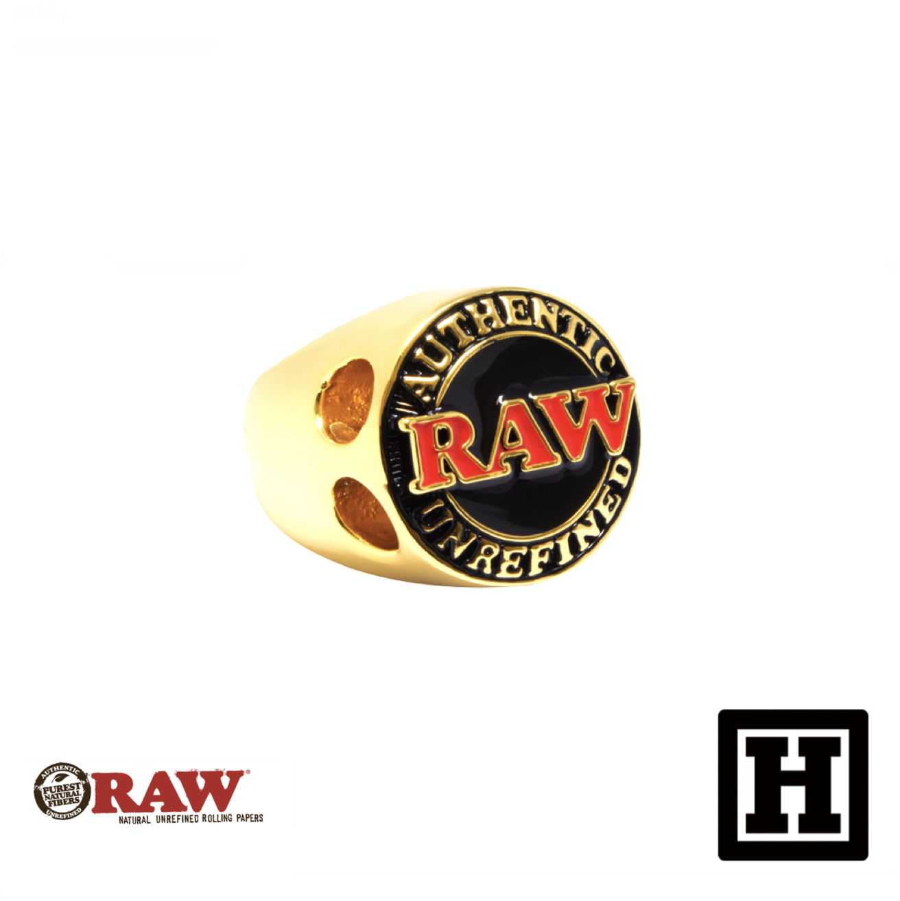 RAW Champing Ring 冠軍金菸戒
