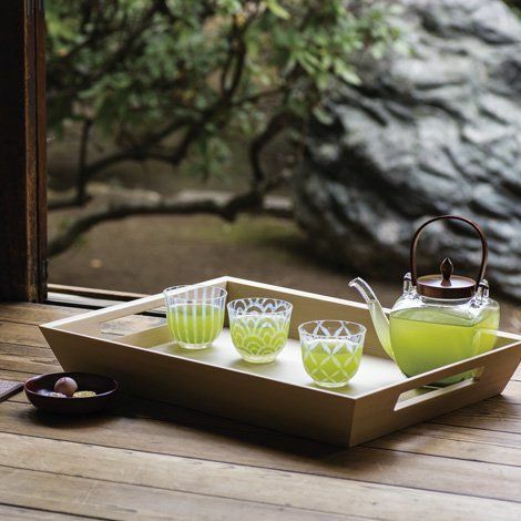 廣田硝子 大正浪漫冷茶杯 五入組