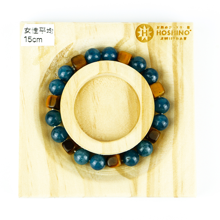 102108七輪調和手串/虎眼石磷灰石/天然晶石/能量石/原生態/療癒