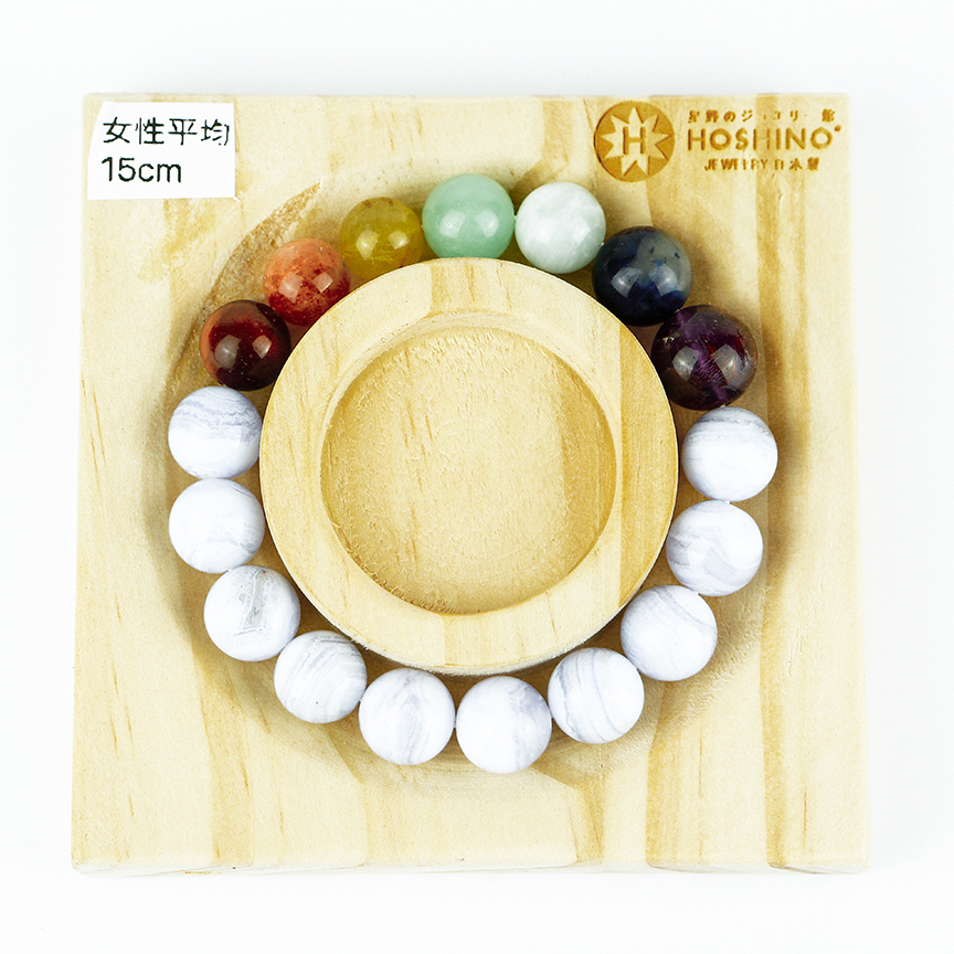 102110七輪調和手串/金髮晶藍紋石/天然晶石/能量石/原生態/療癒