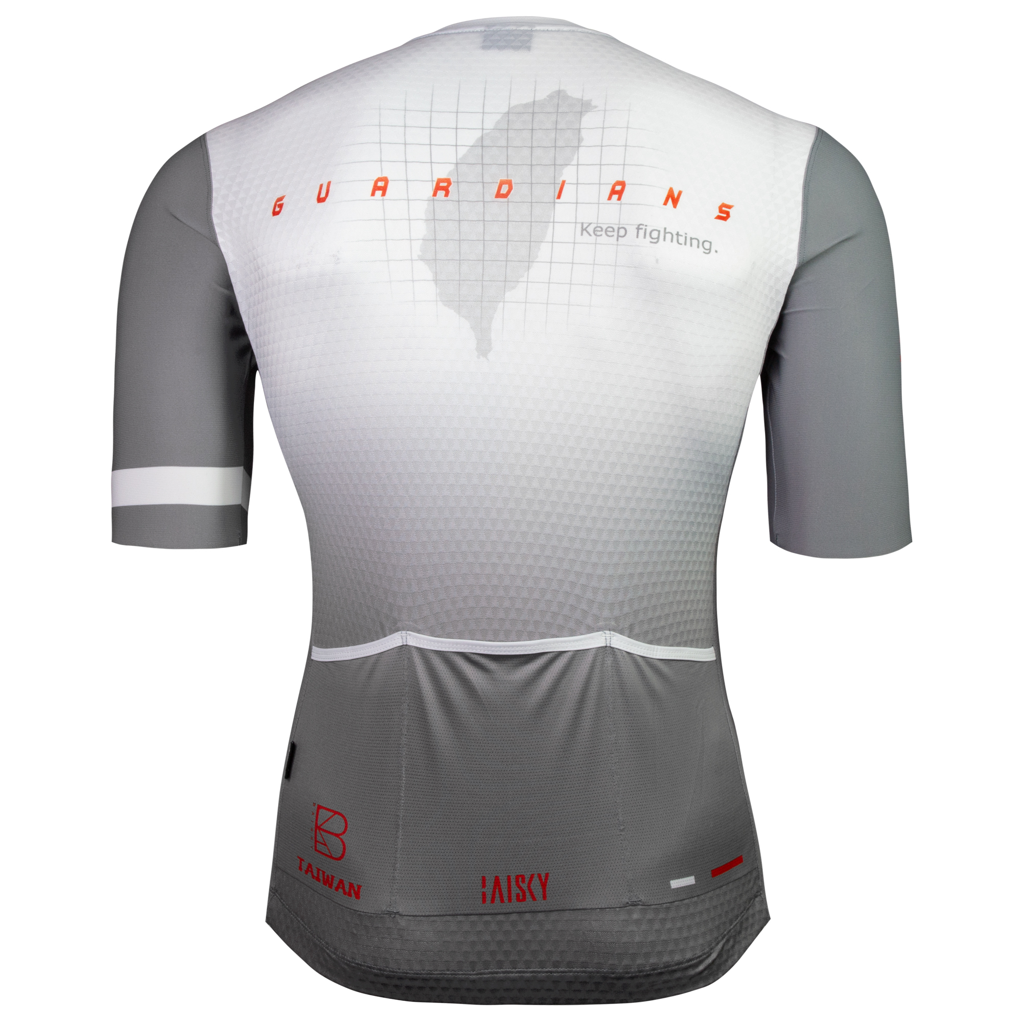 男款空力短車衣 守護者 灰