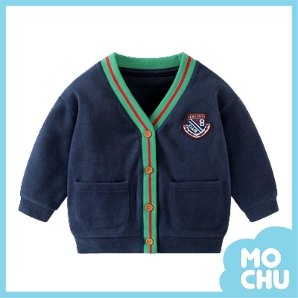 棒球針織開衫外套(兩色)