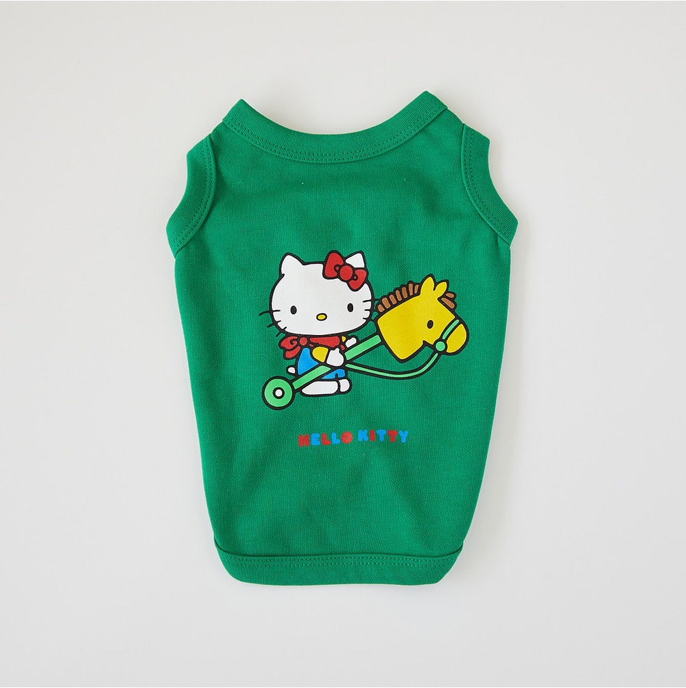 Hello Kitty 無袖背心 (綠)
