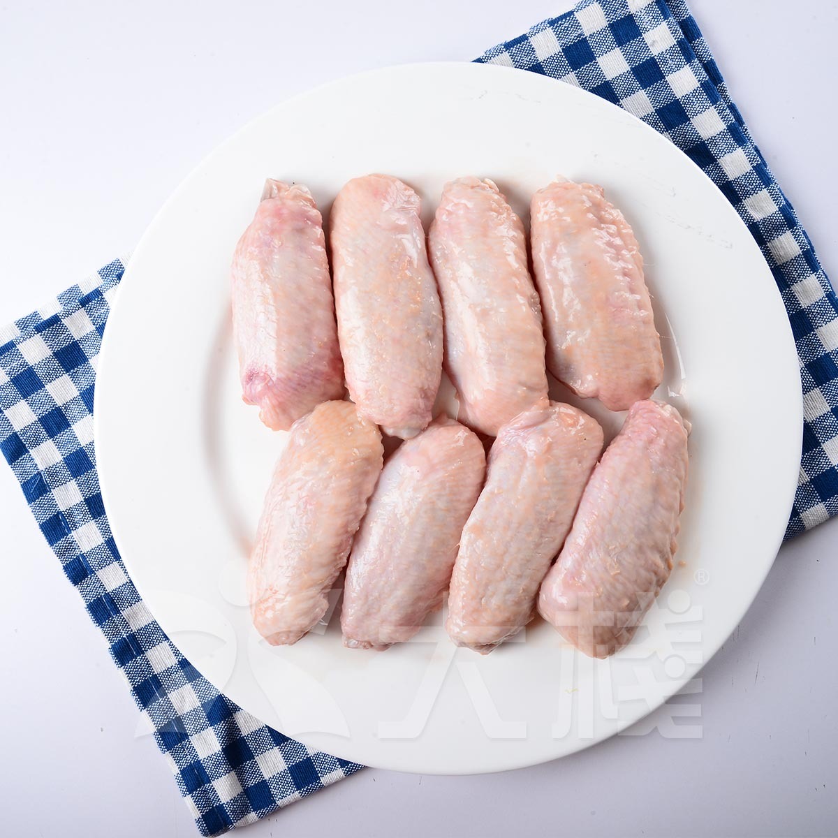 法國無激素雞翼 (1磅) - 蒜香味