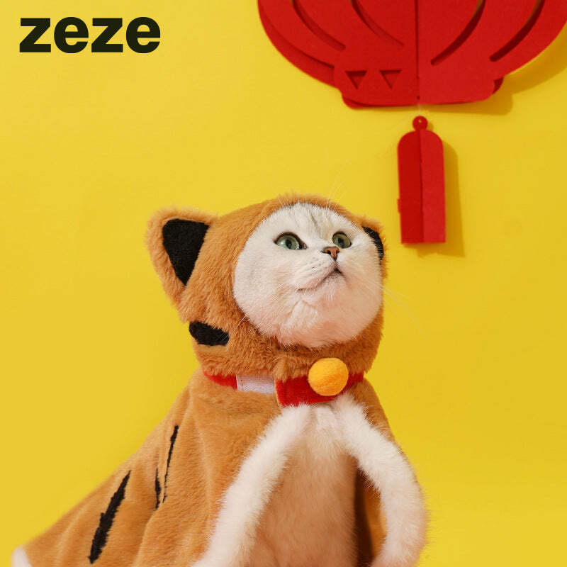 zeze 虎虎生威貓斗篷披肩 (虎年限定)