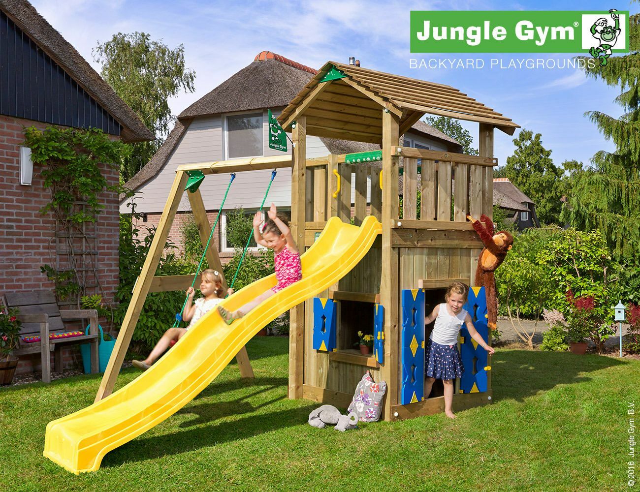 Cottage Playhouse 1 Swing