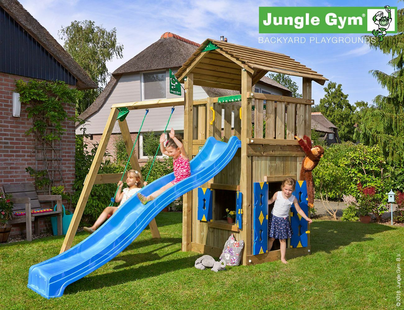 Cottage Playhouse 1 Swing
