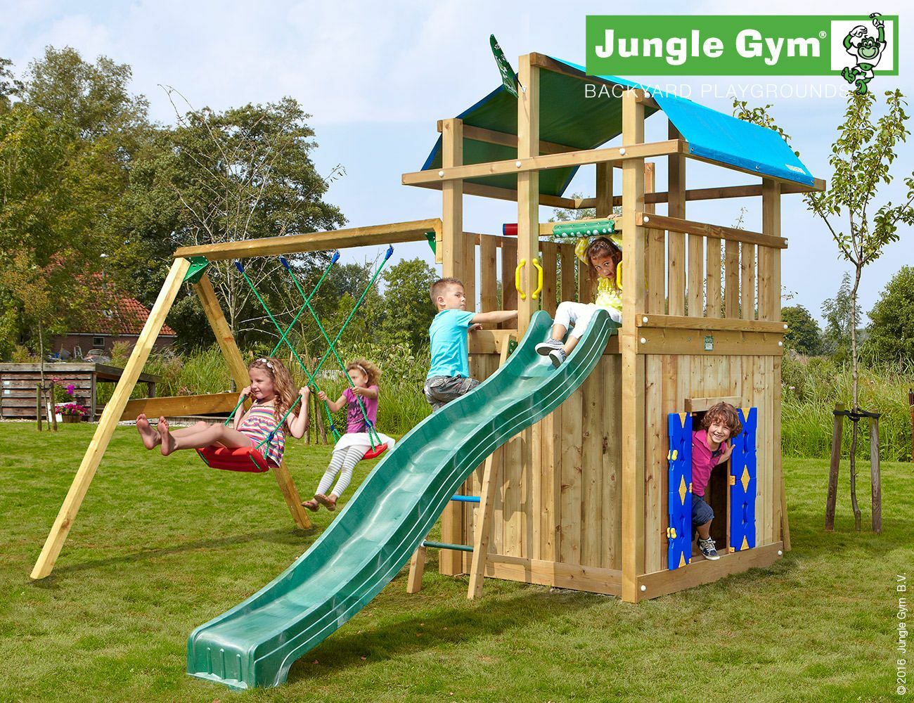 Fort Playhouse and 2 Swing