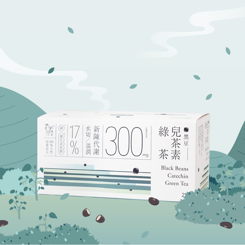 發現茶-冷泡 黑豆兒茶素綠茶(22入/盒)