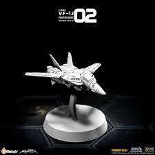 Kids Logic : 1/285 MT02 Robotech Macross VF1J Fighter Mode Miniature (Hikaru Ver)