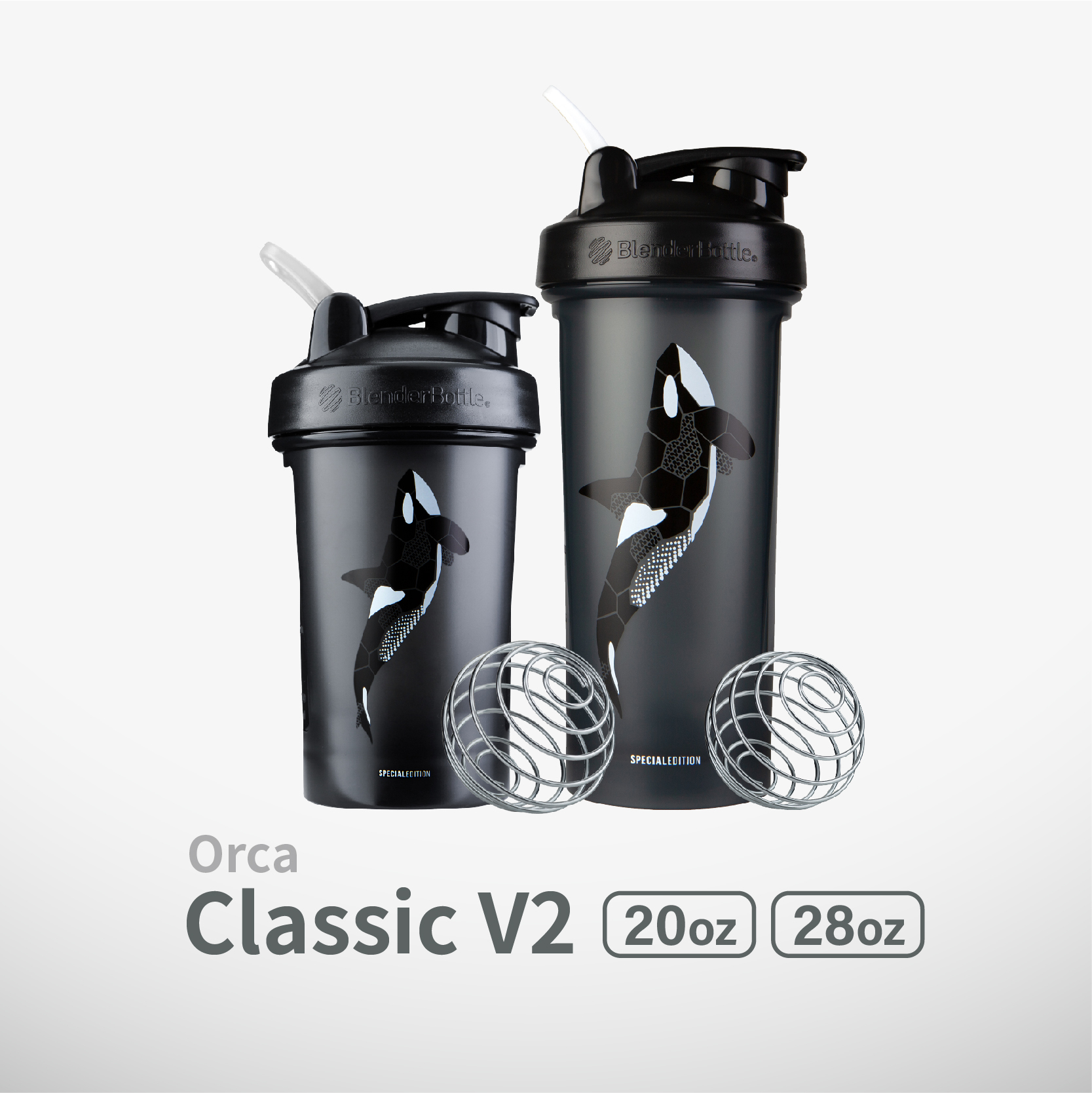 Blender Bottle® Classic™ V2 【限量特別款】20oz/28oz|虎鯨