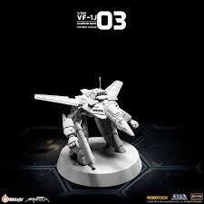 Kids Logic : 1/285 MT03 Robotech Macross VF1J Guardian Mode Miniature (Hikaru Ver)