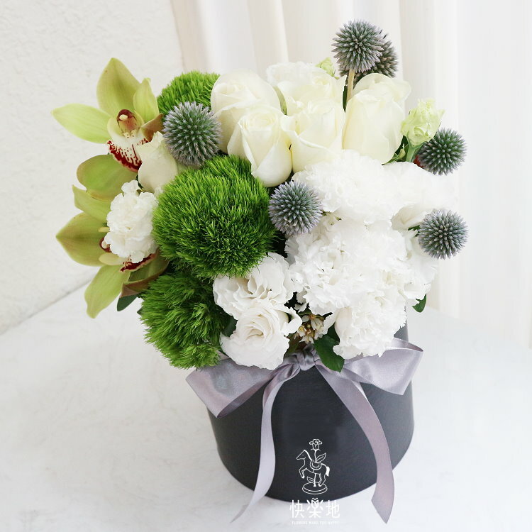 純真獻禮 I 鮮花禮盒 flowers in box AB220266