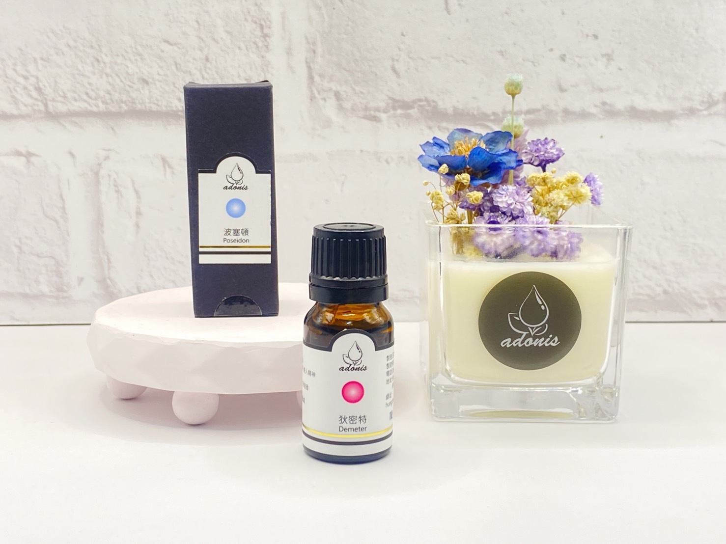 【鴻琴生活】張若妤主播推薦-空間香氛超值優惠組(永生香氛蠟燭1入(150g),皇冠擴香熊1入(22g),10ml精油1入)