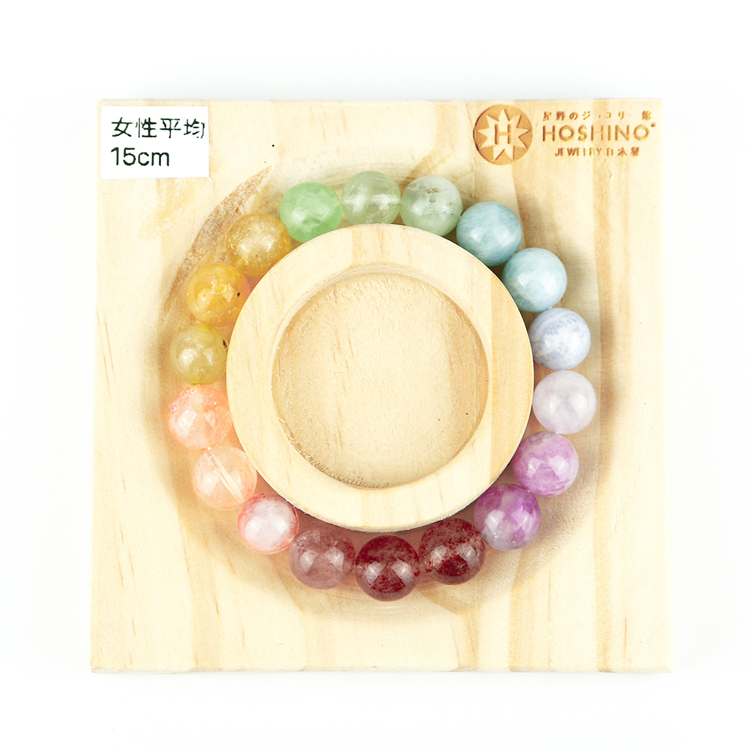 102153七輪調和手串/黃晶海藍寶/天然晶石/能量石/原生態/療癒